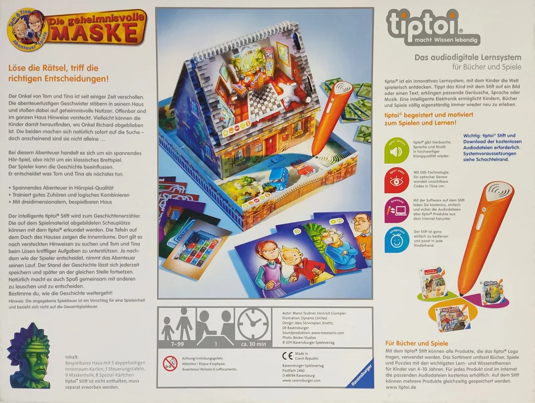 tiptoi® Die geheimnisvolle Maske - Lernspiel - Ravensburger  – Bild 2
