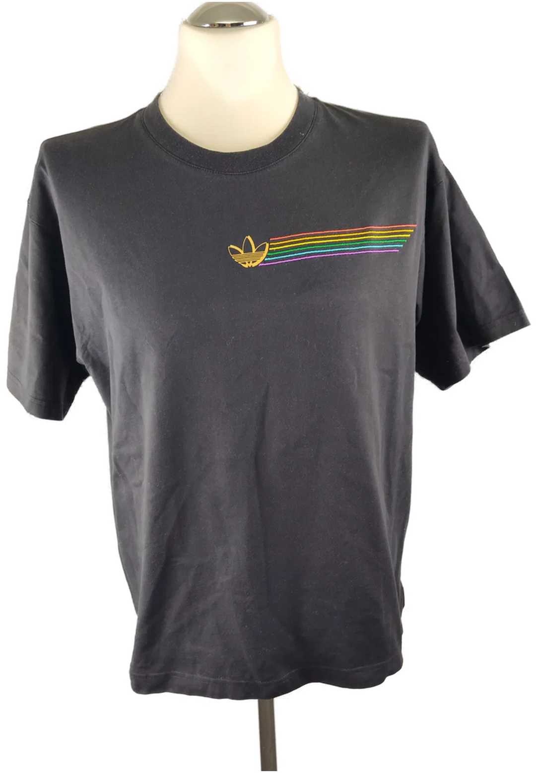 T-Shirt Adidas Unifarben Herren Größe 50 Baumwolle | Casual-Liebling - Bild 1