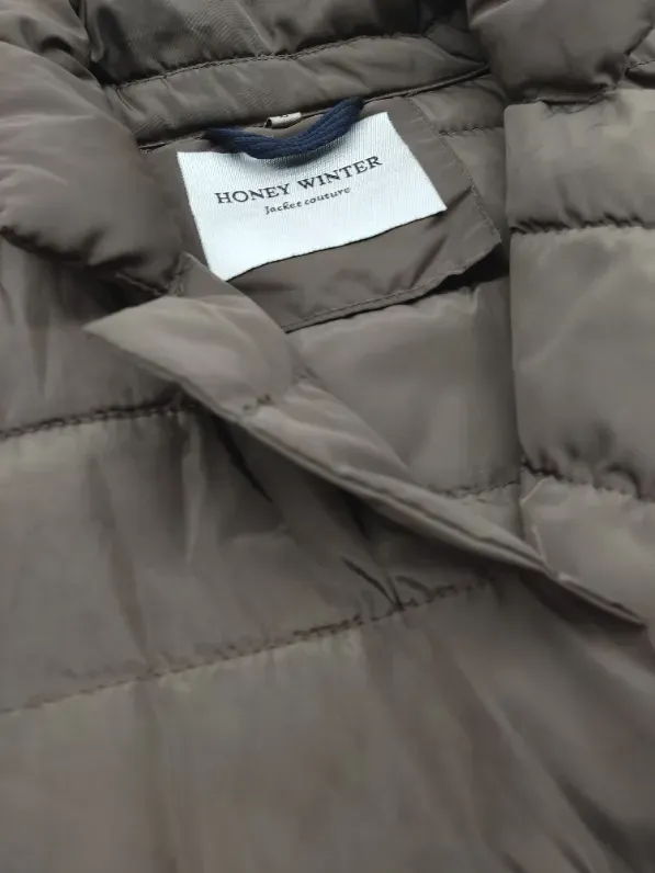 Honey Damen Winter Jacke, braun - Gr. L /40 – Bild 4