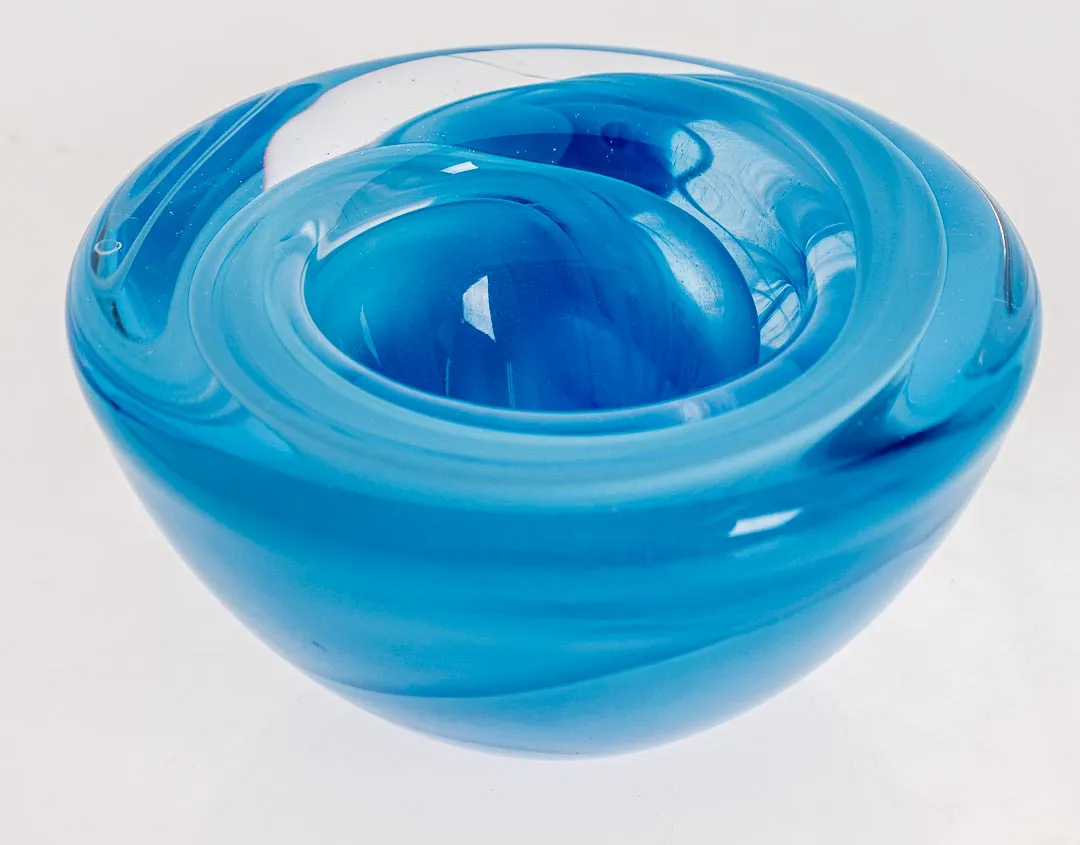 Kosta Boda Glas Schale „Atoll“ by Anna Ehrner Schweden – Bild 3
