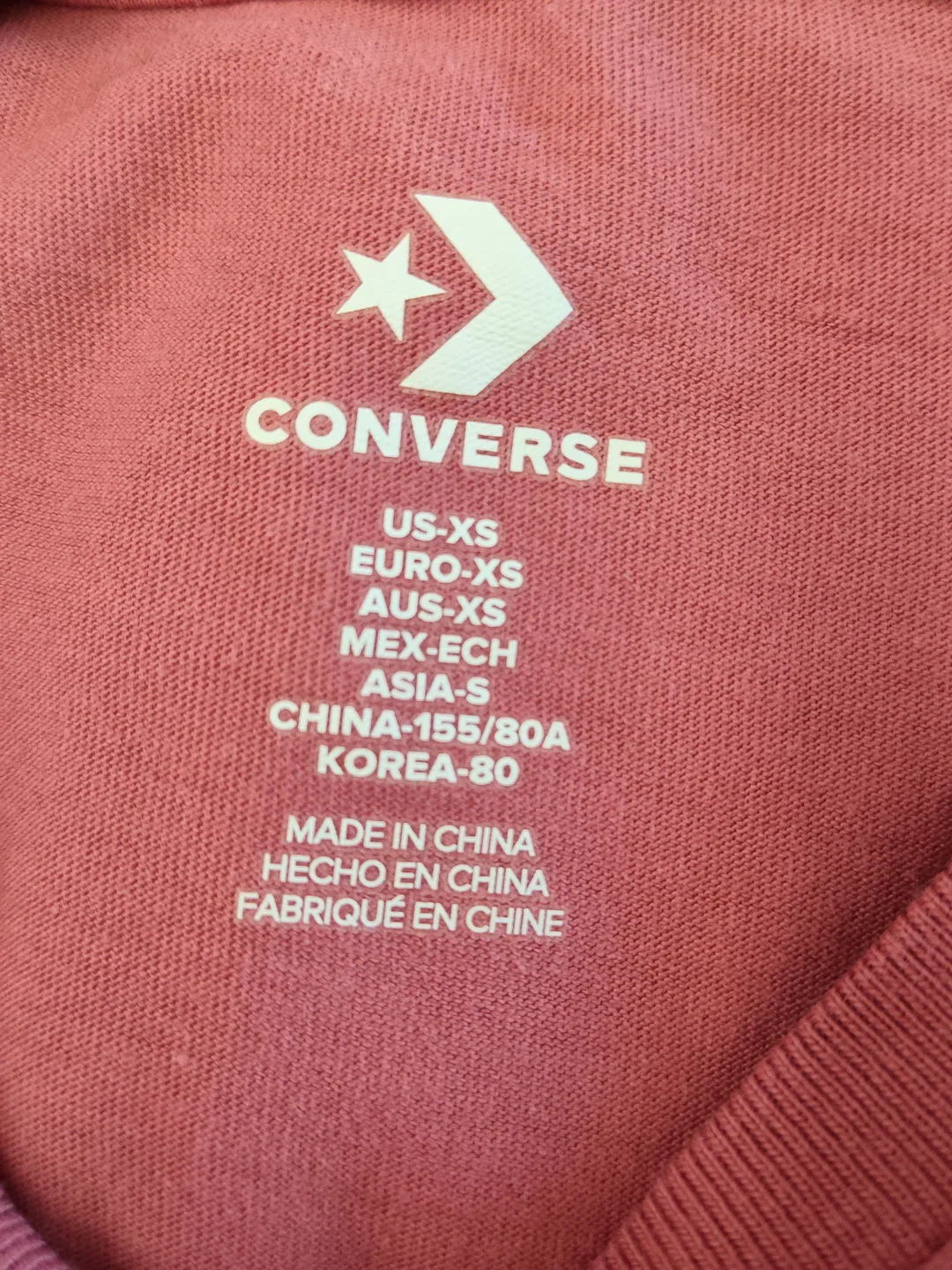 Damen T-Shirt Converse Baumwolle 36 | Casual-Klassiker – Bild 2