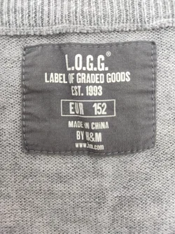 H&M Kinder Pullover grau Gr.152 – Vorschau 5