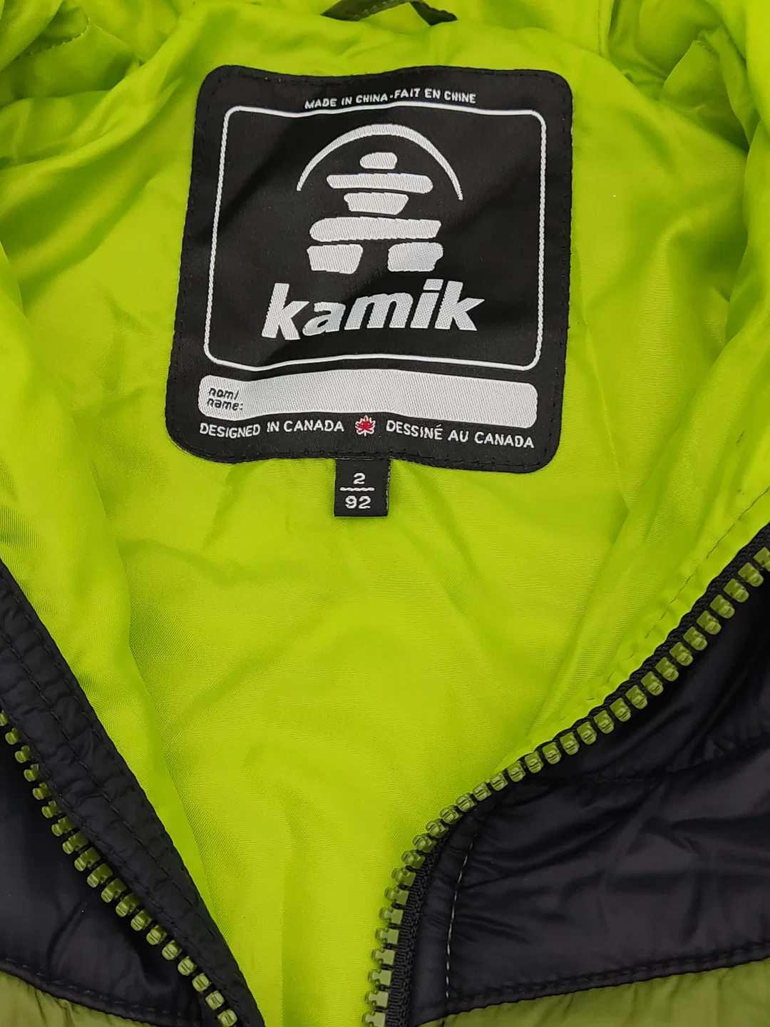 Kamik Kinder Steppjacke mehrfarbig Gr. 92 – Bild 3