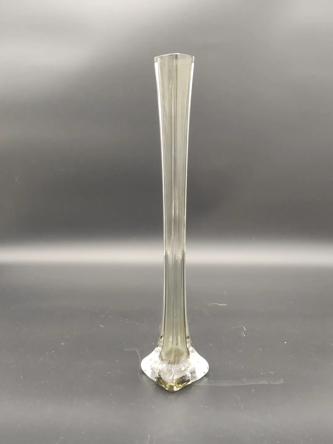 Blumenvase transparent aus Glas 39cm hoch - Bild 1