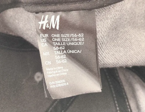 Kappe H&M Polyester Unifarben | Zeitloser Begleiter – Bild 4