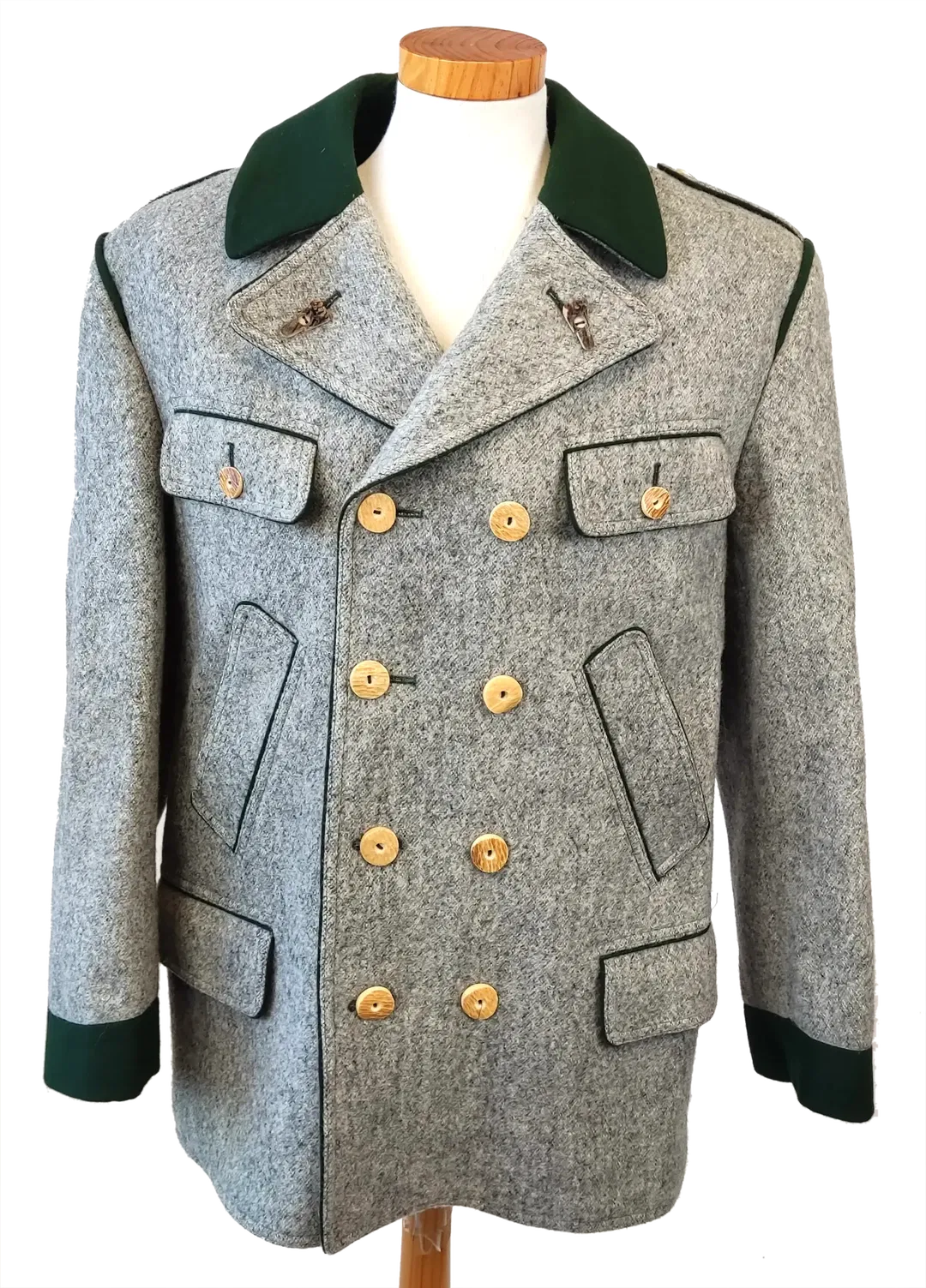 Original Schladminger Herren-Janker, grau - Gr. 24 - Bild 1