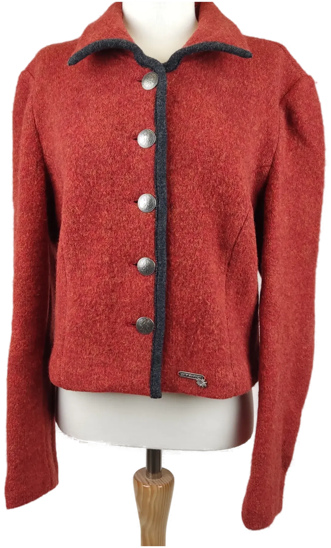 Vintage STAPF Damen Lodenjacke orangerot - M/38 - Bild 1