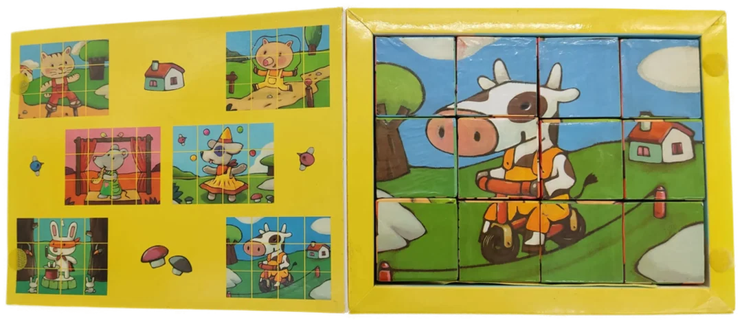 Bilderbausteine Würfel Puzzle  – Bild 2