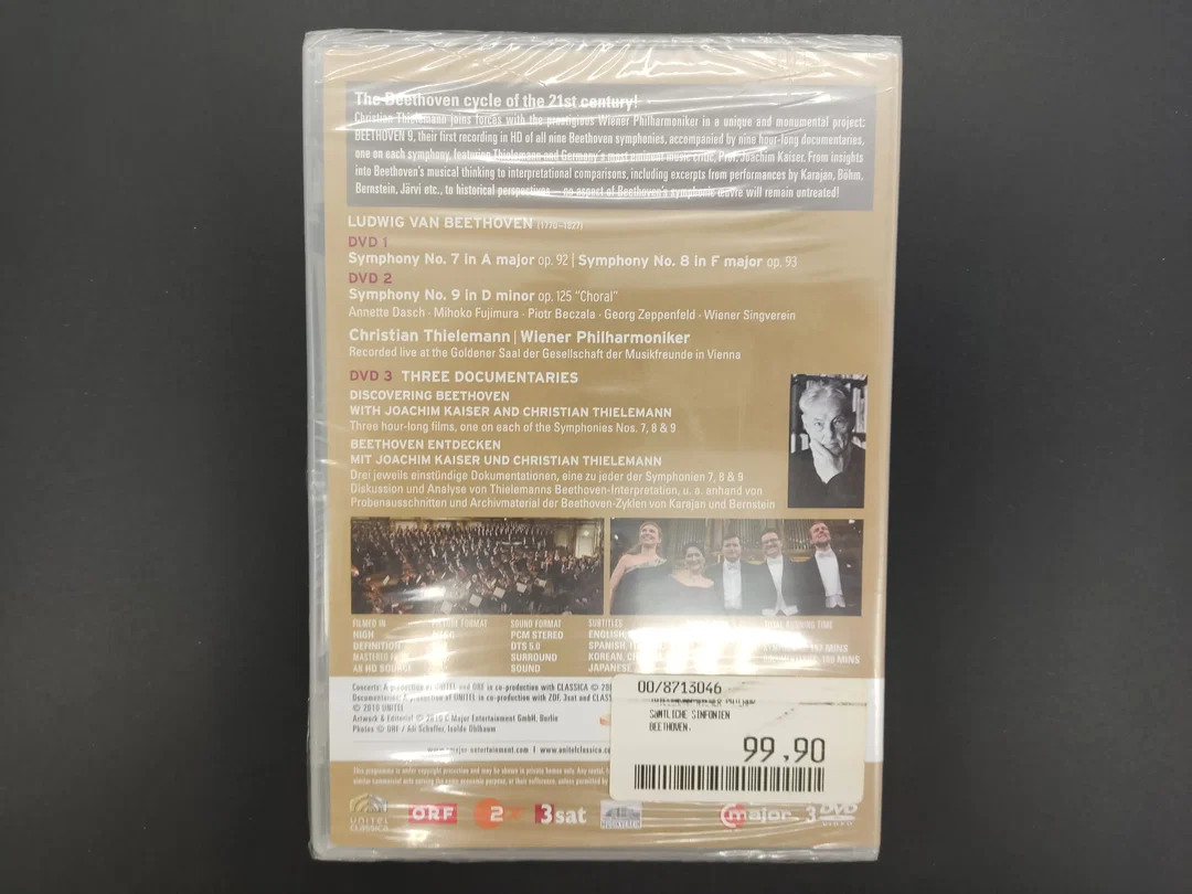 Wiener Philharmoniker 3DVD Christian Thielemann Beethoven Symphonies Nos. 4,5 & 6 – Bild 3