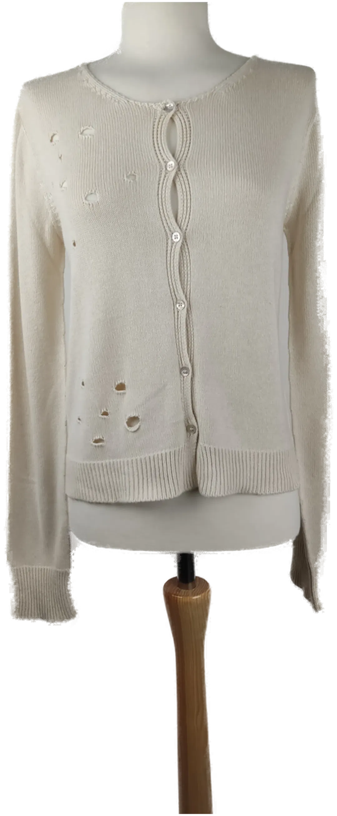 Damenweste in Strickoptik beige - M/38 - Bild 4