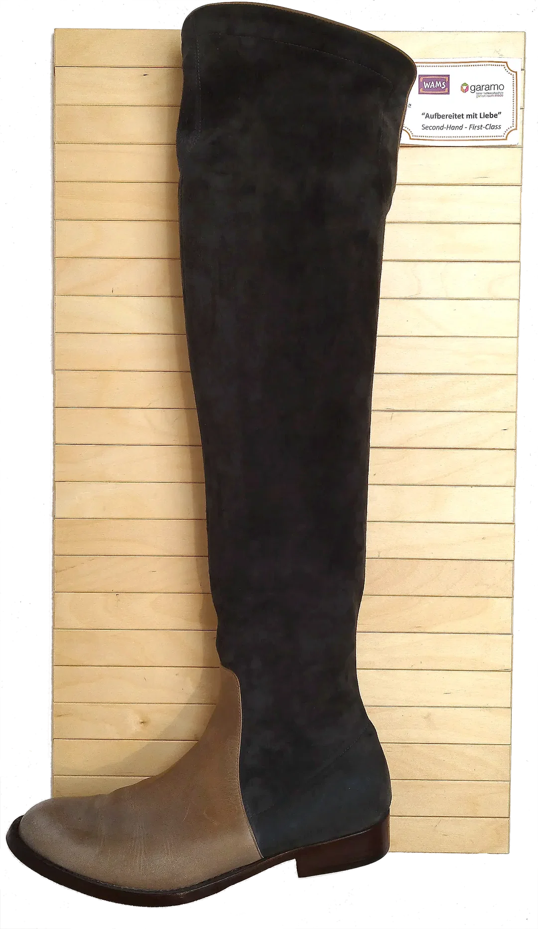 Overknee-Stiefel Brunello Cucinelli Leder Gr. 41,5 - neu besohlt  – Bild 4
