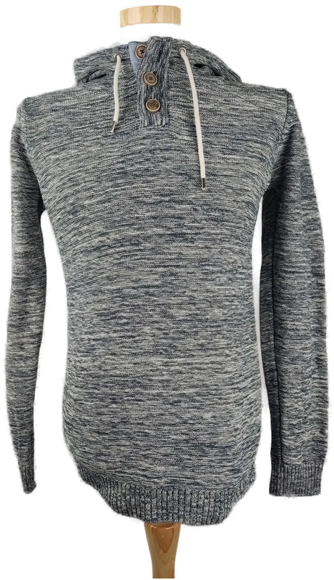 Review Herren Pullover mit Karputze blau meliert - M/48 - Bild 4