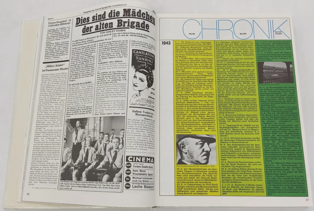 Buch Der II. Weltkrieg "Der totale Krieg" Zeitgeschichte in Wort, Bild und Ton 1943-1945 von 1989 – Bild 4