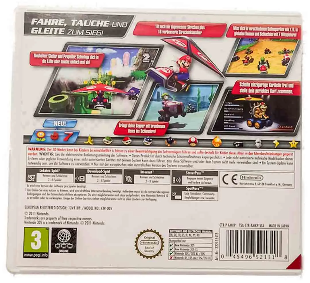Mario Kart 7 Nintendo 3DS – Komplett in OVP Rennspiel Klassiker – Bild 3