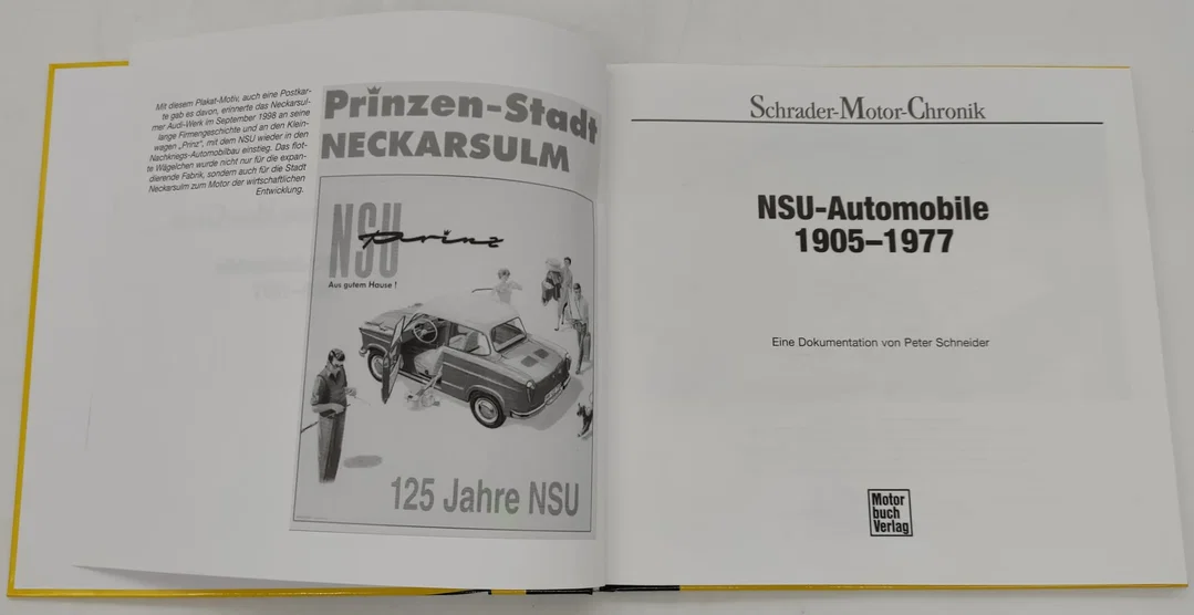 Buch Schrader-Motor-Chronik NSU-Automobile 1905-1977 – Bild 3