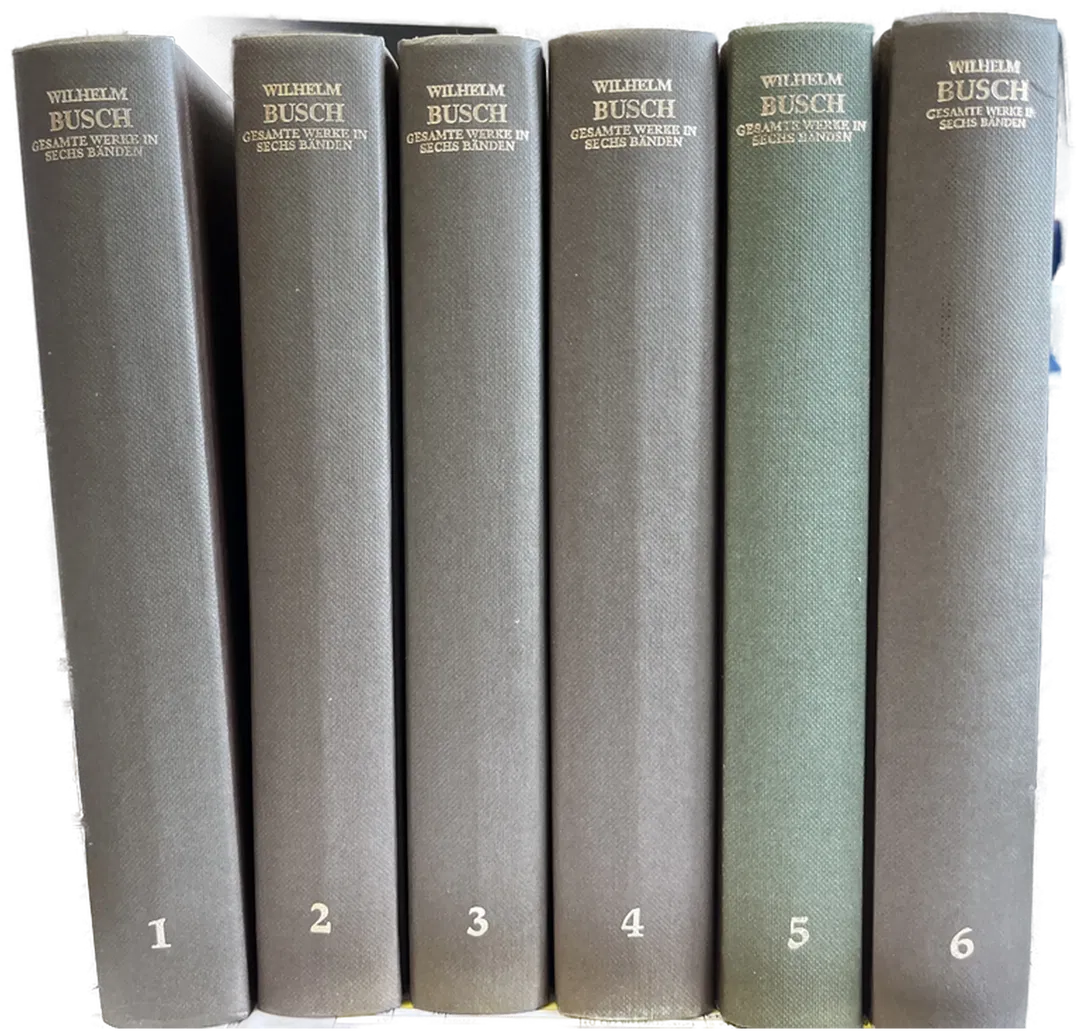 Wilhelm Busch Gesamte Werke in sechs Bänden (1986) - Hardcover - Bild 1