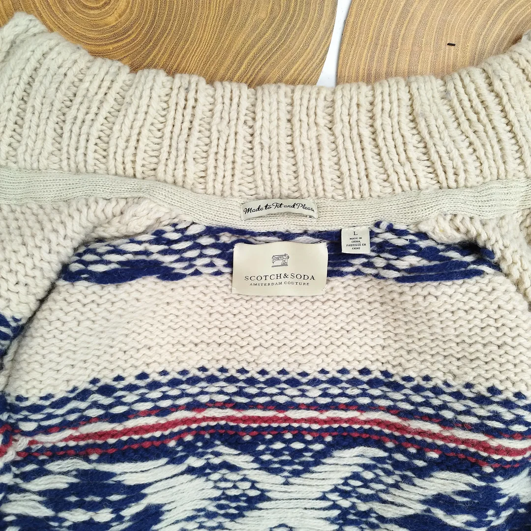 Woll-Strickjacke Scotch & Soda Gr. L | Premium-Label – Bild 6