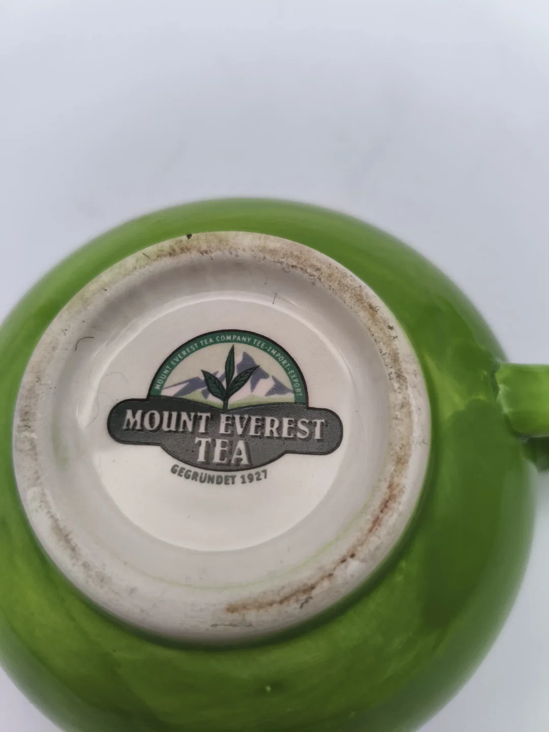 Set: kleine Teekanne + Tasse, Keramik; Mount Everest Tea Company – Bild 3