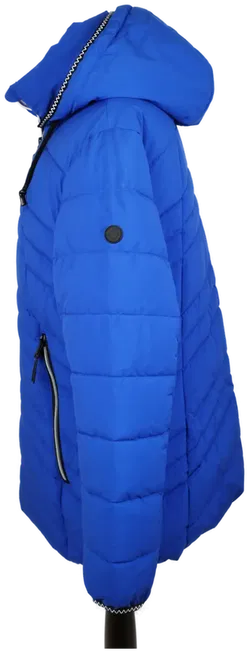 Steppjacke, District, mit Kapuze, blau  - Bild 3