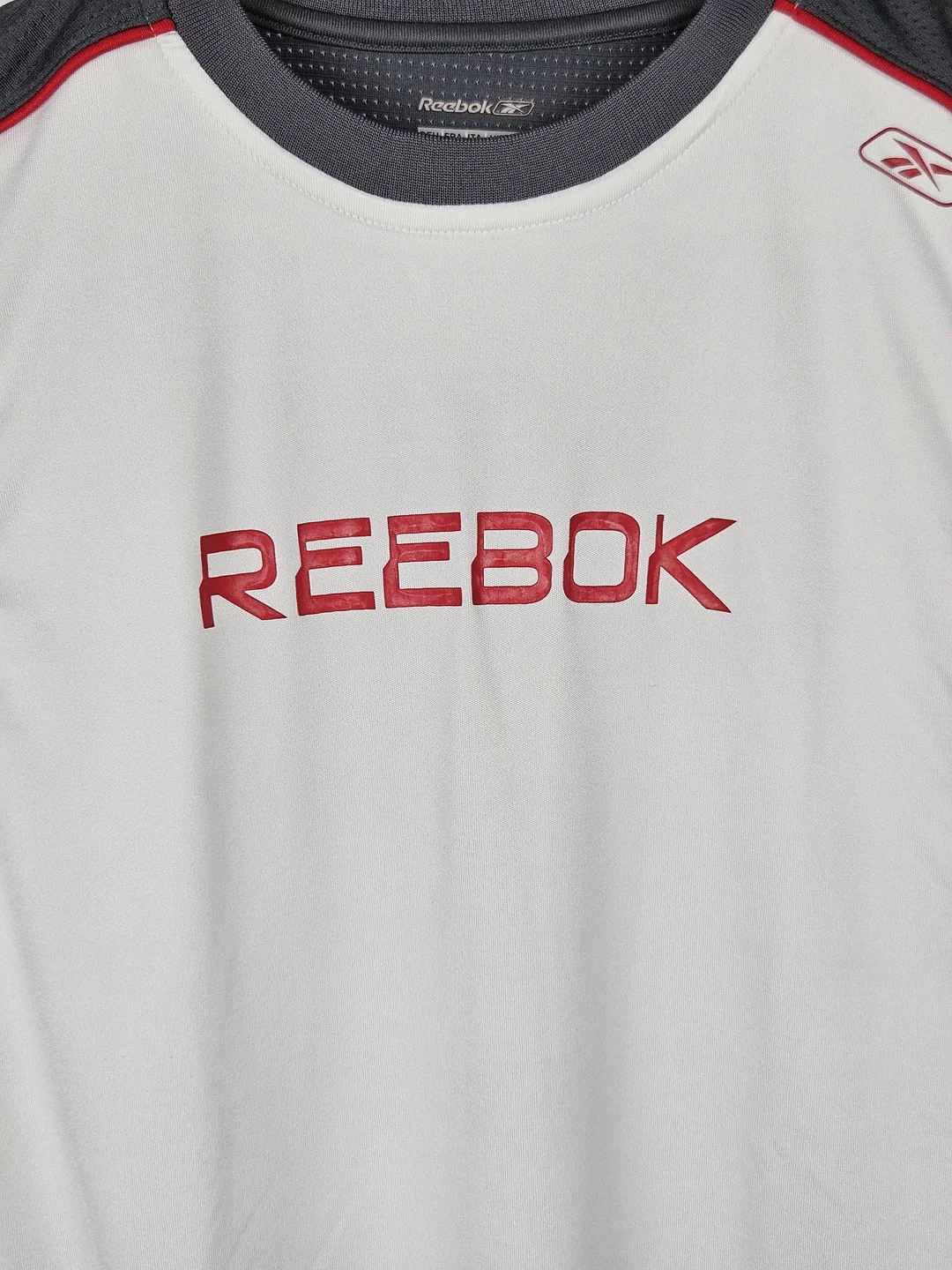 REEBOOK Herren Sportshirt, grau-weiß - Gr. S – Bild 3