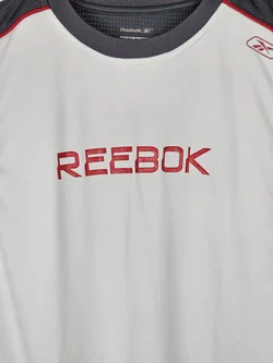 REEBOOK Herren Sportshirt, grau-weiß - Gr. S – Vorschau 3