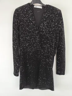 Damenkleid Pailetten Gr. S - Bild 1