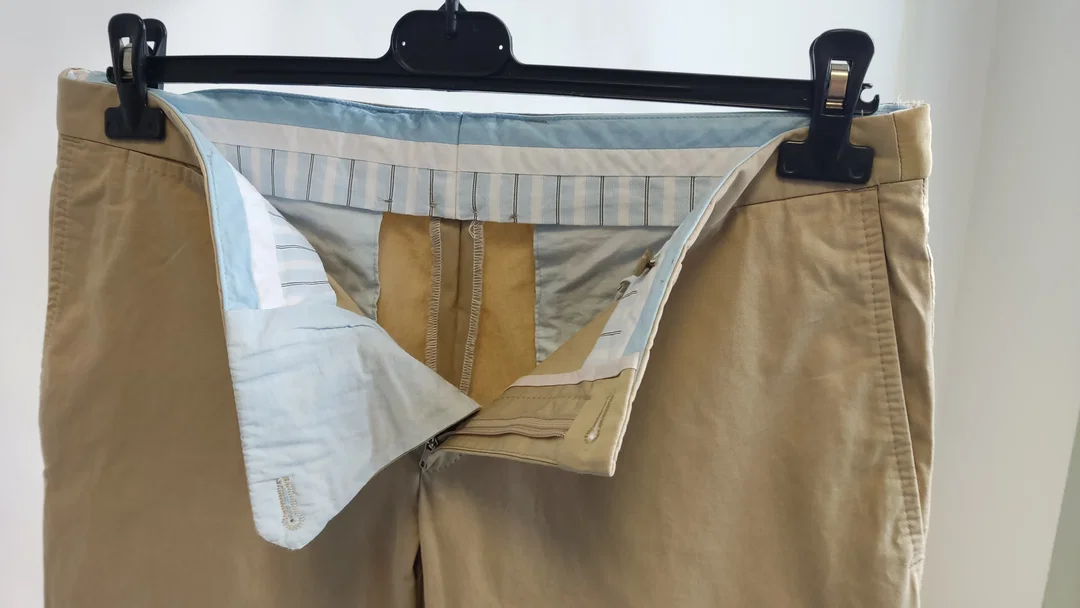 Hugo Boss Damenhose, beige - Gr. 24 – Bild 3