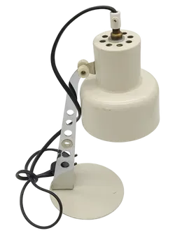 Vintage Tischlampe, creme - Höhe ca. 34 - Bild 4