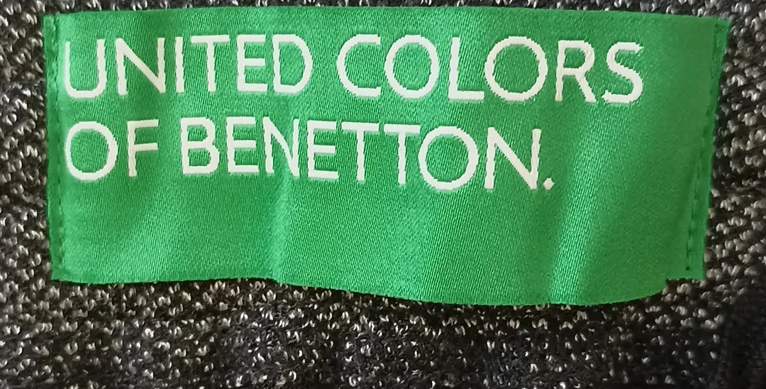 United Colors of Benetton Damen Jogginghose schwarz/weiß Gr. L/G – Bild 3