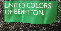 United Colors of Benetton Damen Jogginghose schwarz/weiß Gr. L/G - Bild 3