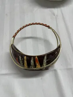 Vintage 60er Jahre Schale mit Ständer aus West Germany in sehr guter Qualität - Bild 4