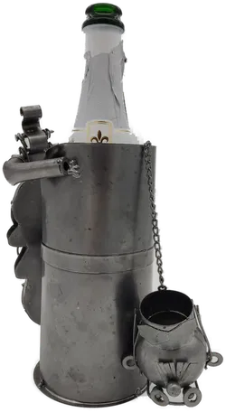 Flaschenhalter Metall | Industrieller Charme - Bild 2