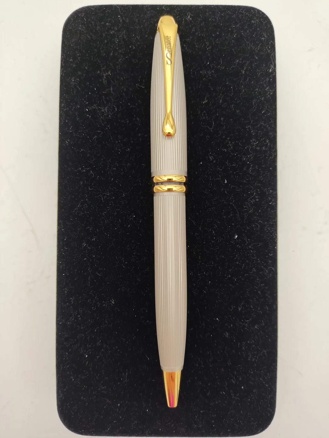 Kugelschreiber Senator Quartz Swiss mit Geschenkbox | Design-Rarität – Bild 6