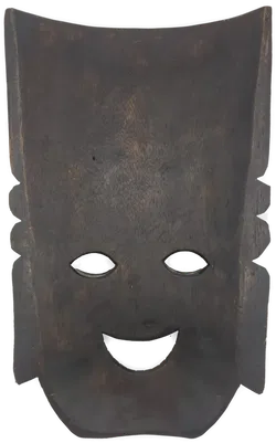 Holzmaske geschnitzt - Bild 2
