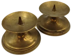 Vintage Messing-Kerzenhalter 2er-Set