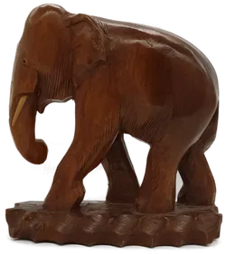 Geschnitzte Holzfigur 