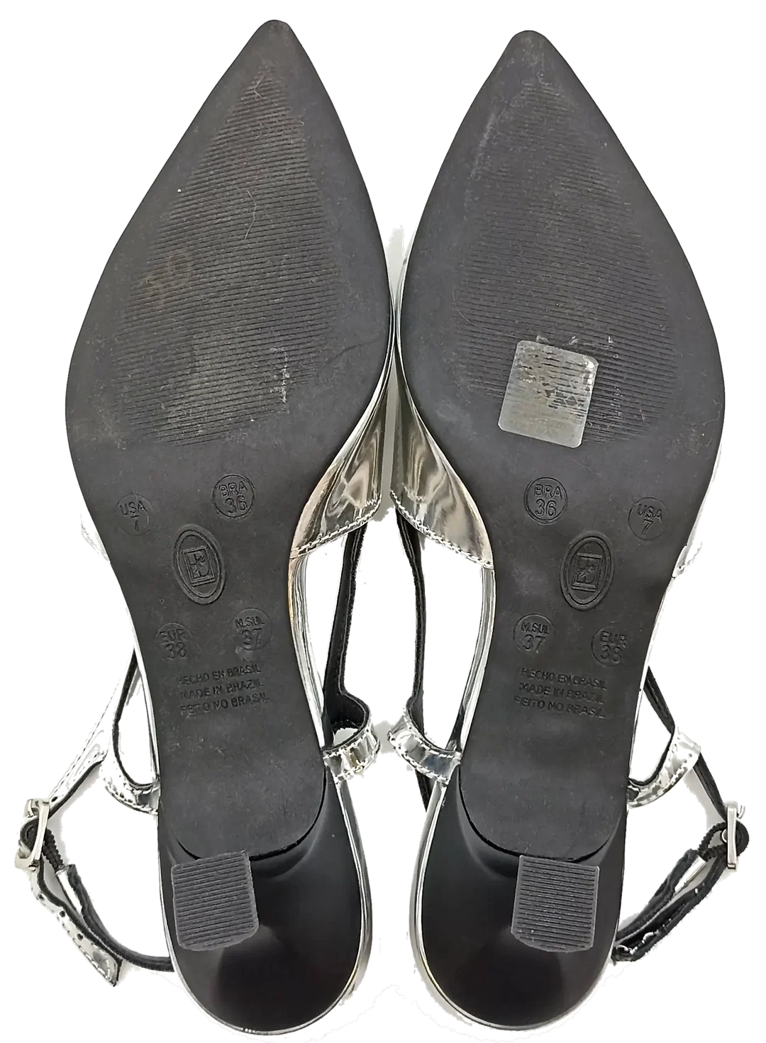 Bottero Slingback Pumps silver Gr. 38 – Bild 5