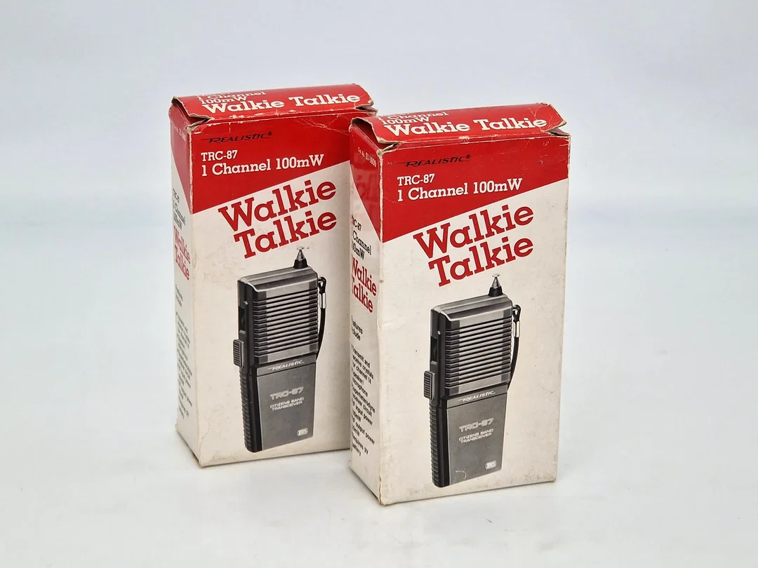 Realistic TRC-87 1-Kanal CB-Walkie-Talkie Set (2 Stück) - Schwarz - OVP – Bild 9