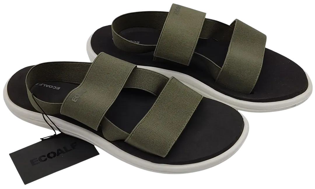 ECOALF ADAALF Damen Sandalen, braun/weiß - Gr. EU 38 - Bild 1