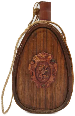 Feldflasche aus Holz ca. 29 cm hoch  - Bild 5