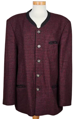 Styrian Lady Damen Trachtenjacke, rot/schwarz - Gr. XXXL  - Bild 1