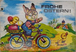  Vintage Bilderbuch Ringbuch - Frohe Ostern! - Otto Moravec Bilder Buchverlag - Bild 2