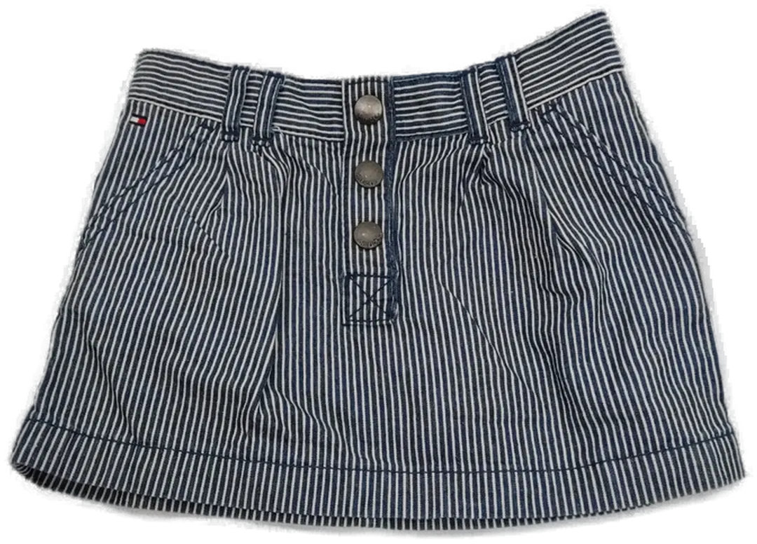 Tommy Hilfiger Kinder Rock blau/weiß gestreift Gr. 4 T - Bild 1