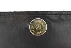 Krokodilleder Damen Vintagetasche und Brieftasche schwarz - Bild 6