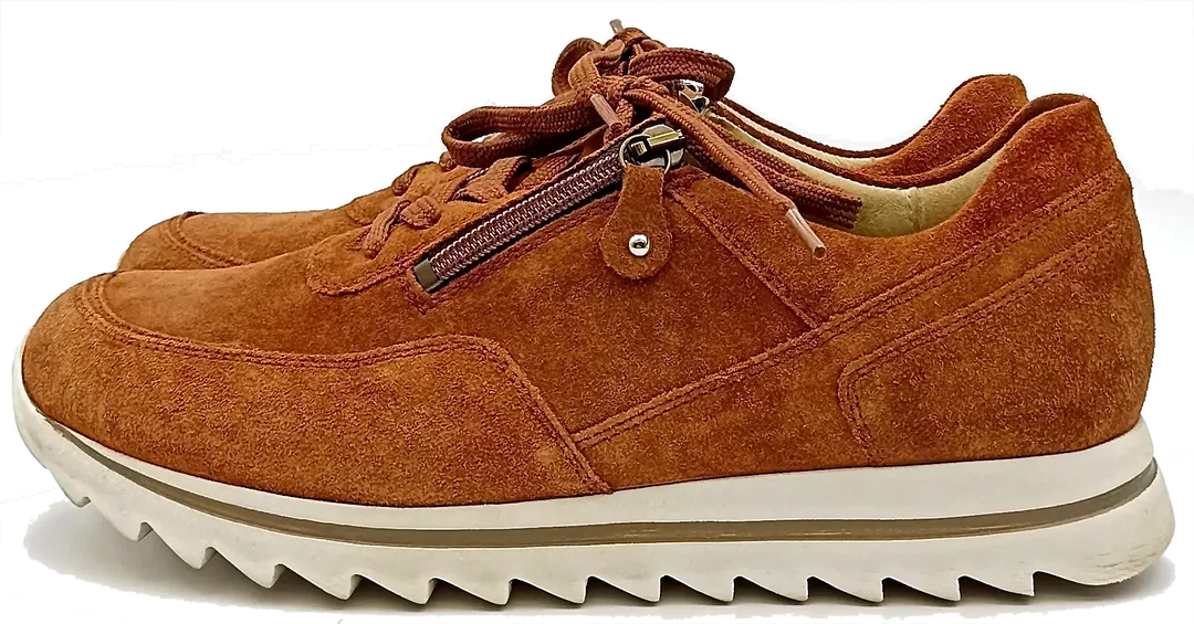 Waldläufer Damen Velourleder cognac Gr. 40 – Bild 5