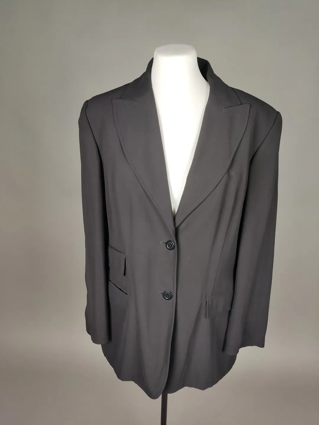 Benetton Damen Sakko schwarz - XL / 42 - Bild 4