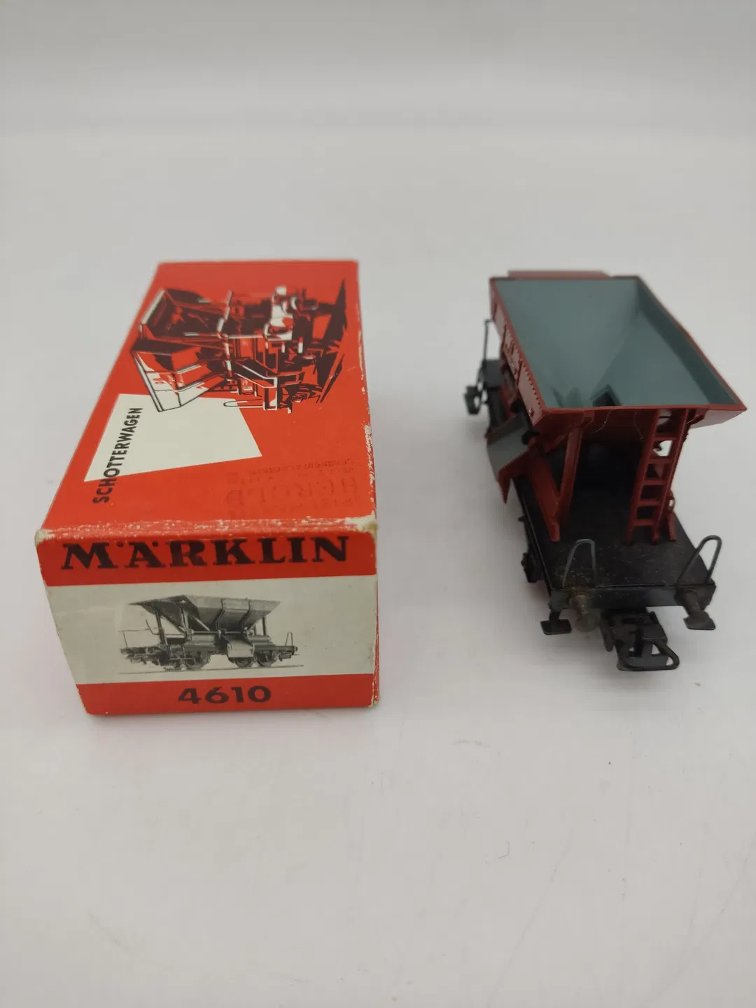 Märklin 4610 Schlotterwagen in der Originalverpackung aus dem Jahr 1958 - Bild 1