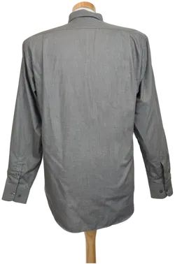 Hugo Boss Herren Hemd Grau Gr. 40 - Bild 4