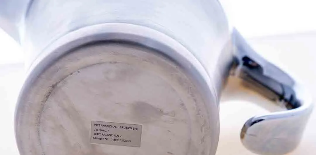Thermoskanne aus Milano, Italy mit Deckel 500 ml – Bild 6