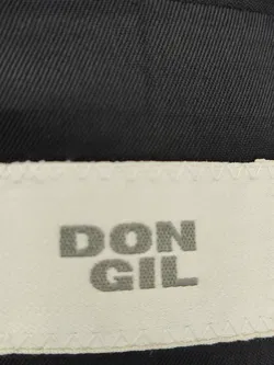 DON GIL Herrenanzug 2-teilig schwarz gestreift - L - Hose - 54 - Bild 4